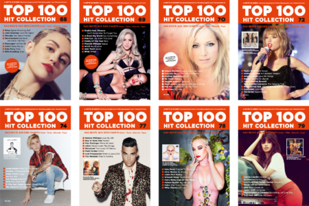 Art Direktion, Coverdesign und Satz der Magazinreihe TOP 100 Hit Collection im auftrag des SCHOTT Verlags, Mainz